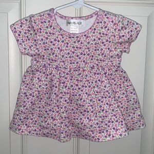 baby Place, 0-3m,Cute Little Cotton Floral Onesie Dress, Purple/Pink/White/Green